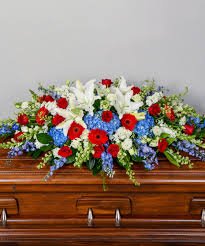 Patriotic Casket Spray