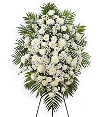 White Standing Spray