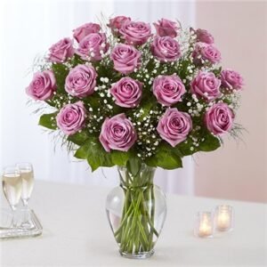 24 Ultimate Elegance  Long Stem Lavender Roses