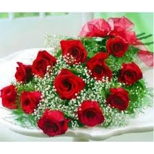 12 RED ROSES BOUQUET