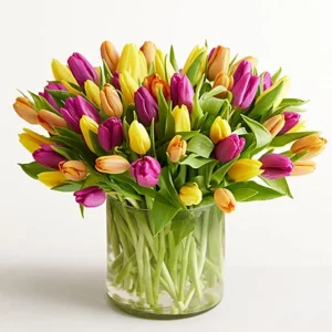 *SHE LOVE TULIPS !!